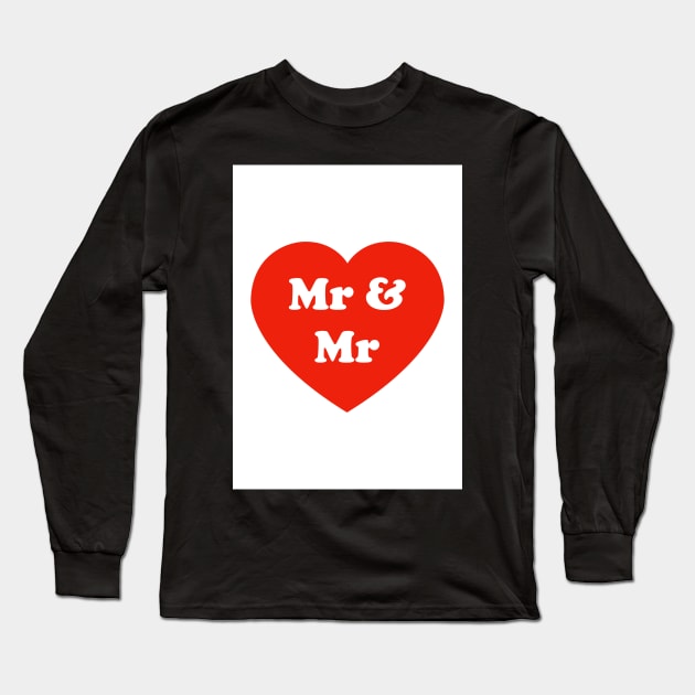 Mr & Mr Long Sleeve T-Shirt by AdamRegester